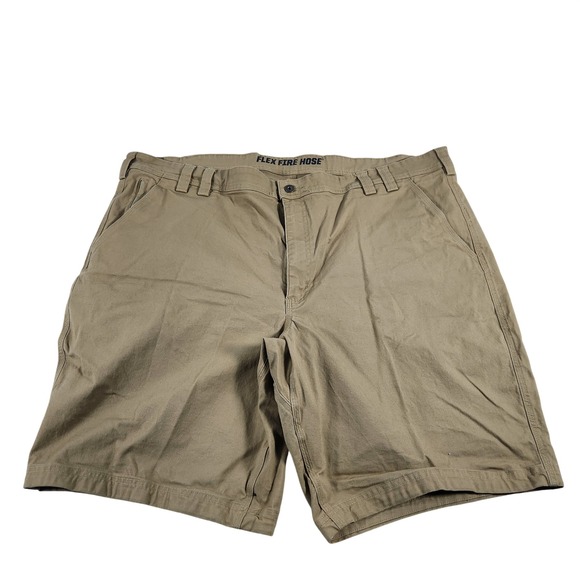 Duluth Trading Co Other - Duluth Trading Co Flex Fire Hose Relaxed Fit Khaki Work Shorts Mens 48 Tan